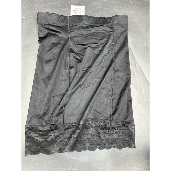 Women's RED HOT by SPANX Luxe & Lean Slimming Half Slip 10182R Medium Black NEW - Picture 4 of 4